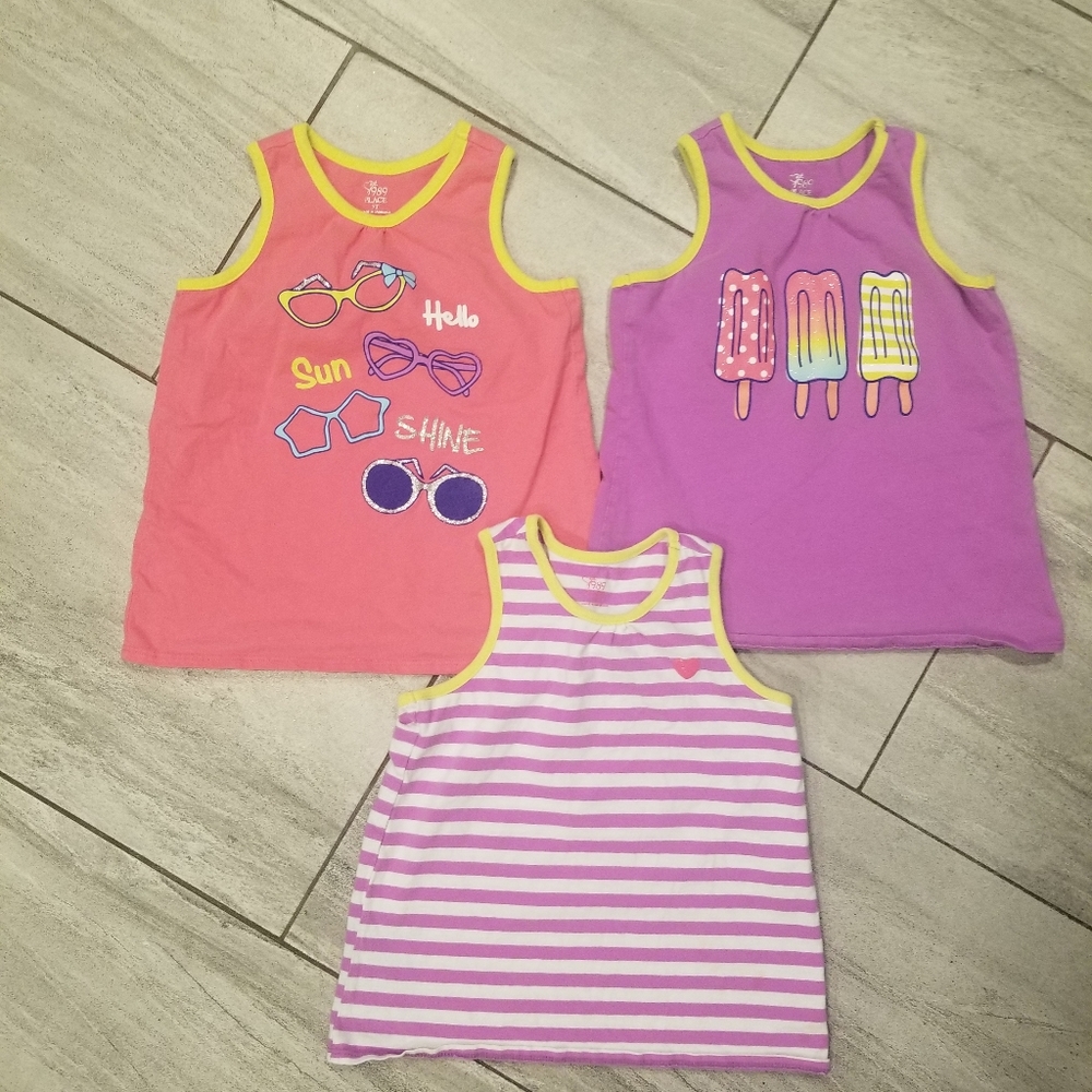 Childrens Place tank tops (3)
